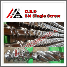 Barrier screw grooved barrel for hdpe pipe machine